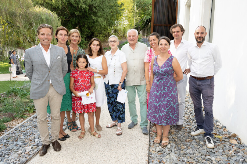 La famille Monpezat au musée Henri-Martin, à Cahors, le 17 août 2022.
